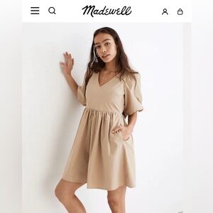 Madewell Bubble Sleeve Dress
